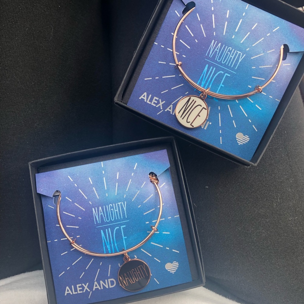 Alex And Ani Christmas Themed Bracelet Set